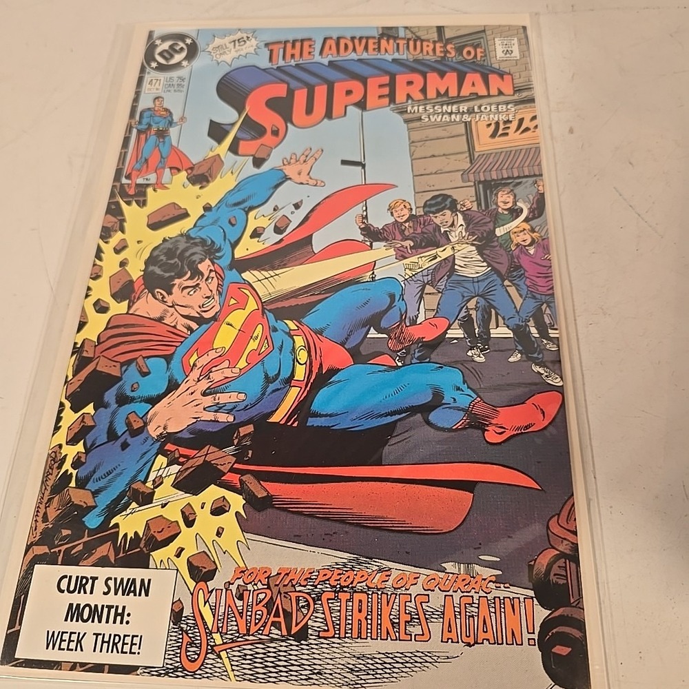 Adventures of Superman #471 Direct Market Edition 1990 DC Comic